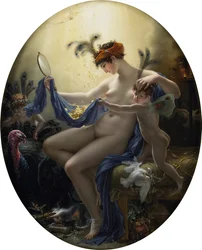 Retrato de Mademoiselle Lange como Danae